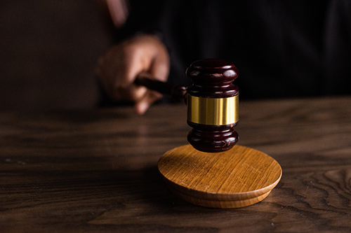 Equal Justice - Gavel Judge using gavel