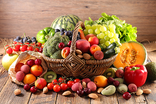 fruits and vegetables