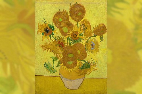 Vincent Van Gogh Sunflowers - wikimedia commons Vincent Van Gogh Sunflowers