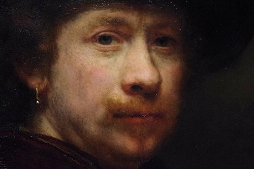 Rembrandt - middle years Middle aged Rembrandt self portrait