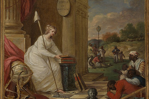 Study For Liberty Displaying the Arts and Sciences or The Genius of America Encouraging the Emancipation of the Blacks Study For Liberty Displaying the Arts and Sciences, or The Genius of America Encouraging the Emancipation of the Blacks