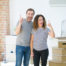 Older couple downsizing their home