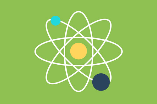 Graphic of an atom