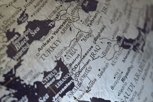 ME-Map Map of the middle east