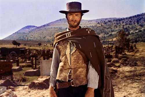 Westerns Picture of Clint Eastwood from a western film