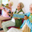 Group of women exercising