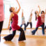 Group of women exercising