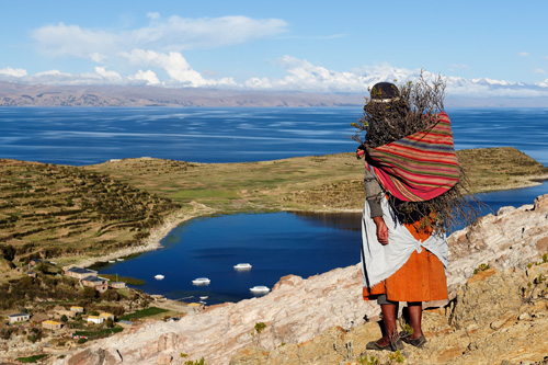 Indigenous woman in Peru