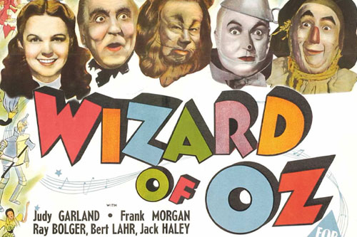 Movie poster from "The Wizard of OZ"