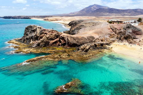 A beach on the Canary islands
