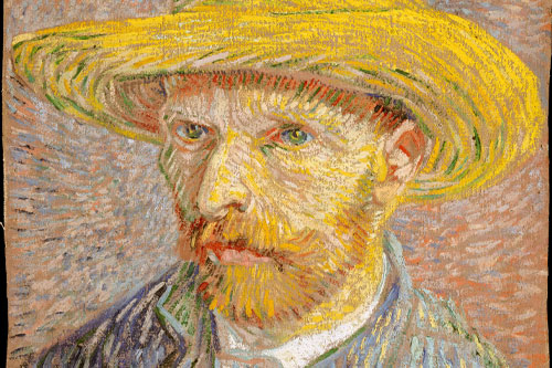 Self portrait by Van Gogh