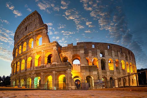 Ruins of the Roman Coliseum